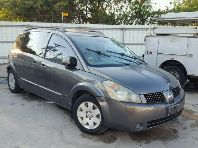 5N1BV28U84N369786 - 2004 NISSAN QUEST S CHARCOAL photo 1