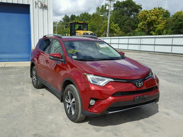 2T3RFREV3JW740606 - 2018 TOYOTA RAV4 ADVEN RED photo 1