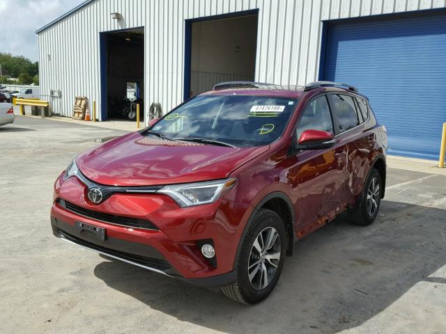 2T3RFREV3JW740606 - 2018 TOYOTA RAV4 ADVEN 红色 照片 2