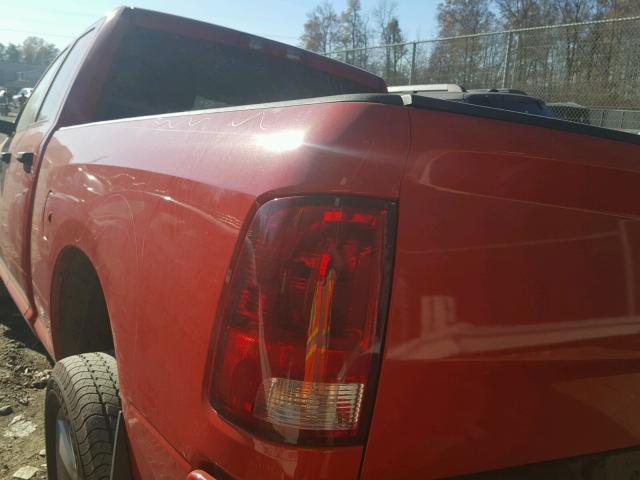 1C6RD7FT2CS164632 - 2012 DODGE RAM 1500 S RED photo 3