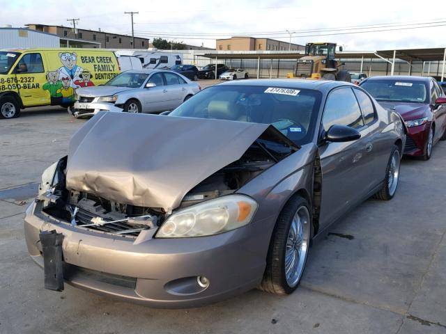 2G1WK151269294892 - 2006 CHEVROLET MONTE CARL თაფლისფერი ფოტო 2