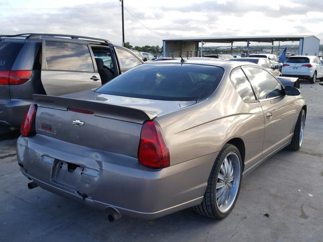 2G1WK151269294892 - 2006 CHEVROLET MONTE CARL თაფლისფერი ფოტო 4
