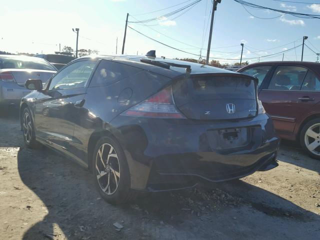 JHMZF1D69GS000795 - 2016 HONDA CR-Z EX BLACK photo 3