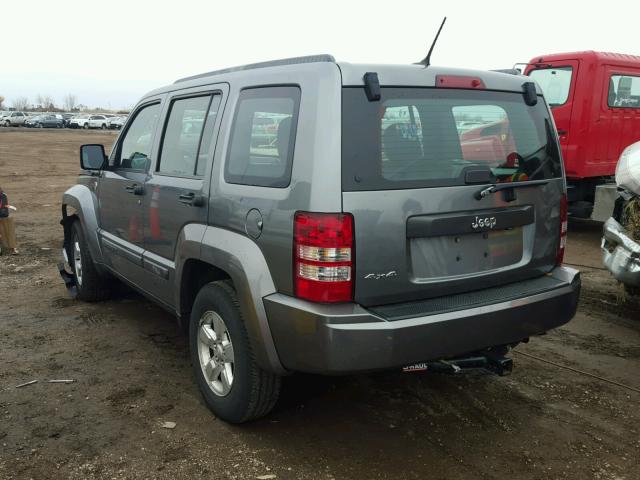 1C4PJMAK9CW116351 - 2012 JEEP LIBERTY SP SILVER photo 3