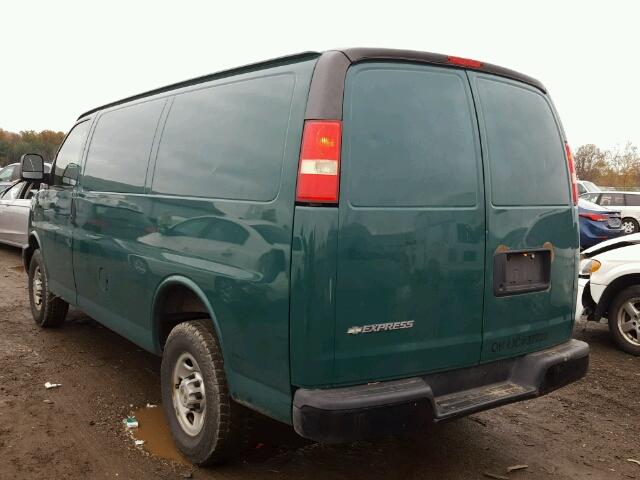 1GCHG35K381206624 - 2008 CHEVROLET EXPRESS G3 GREEN photo 3