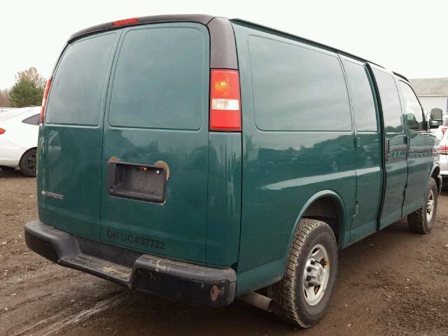 1GCHG35K381206624 - 2008 CHEVROLET EXPRESS G3 GREEN photo 4