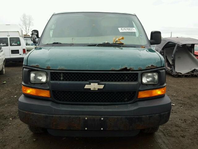 1GCHG35K381206624 - 2008 CHEVROLET EXPRESS G3 GREEN photo 9