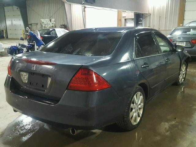 1HGCM66516A017322 - 2006 HONDA ACCORD EX GRAY photo 4