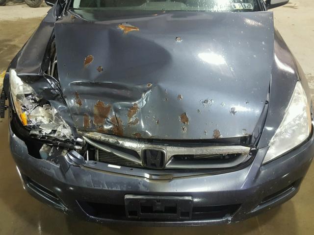 1HGCM66516A017322 - 2006 HONDA ACCORD EX GRAY photo 7