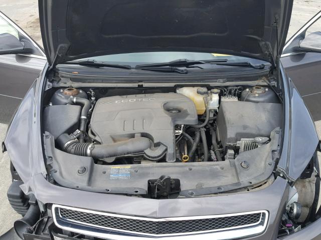 1G1ZC5EB5A4160982 - 2010 CHEVROLET MALIBU 1LT GRAY photo 7