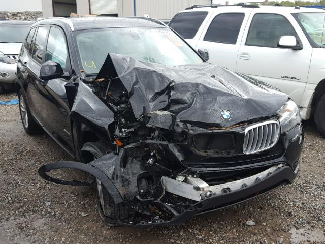 5UXWZ7C35H0V93461 - 2017 BMW X3 SDRIVE2 BLACK photo 1
