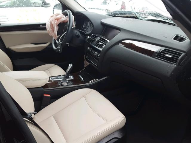 5UXWZ7C35H0V93461 - 2017 BMW X3 SDRIVE2 BLACK photo 5