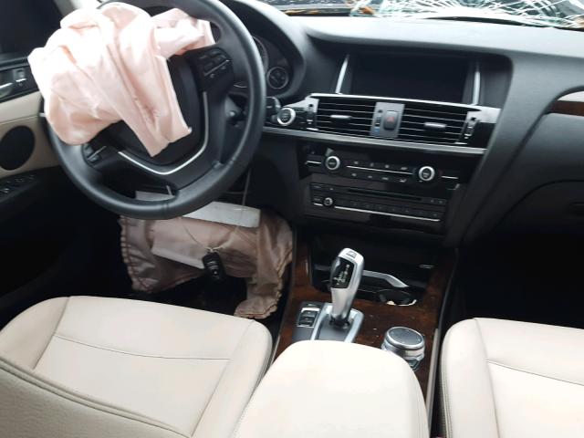 5UXWZ7C35H0V93461 - 2017 BMW X3 SDRIVE2 BLACK photo 9