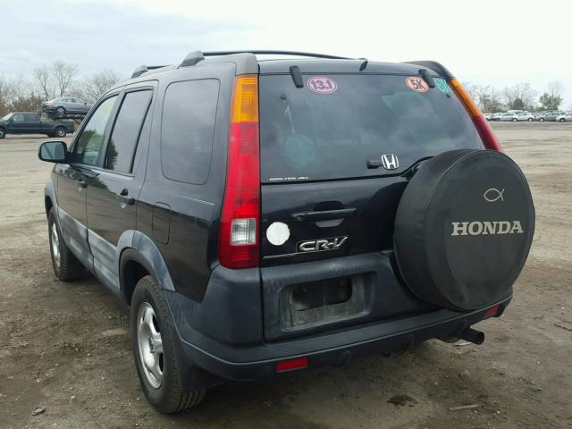 SHSRD78853U112399 - 2003 HONDA CR-V EX შავი ფოტო 3