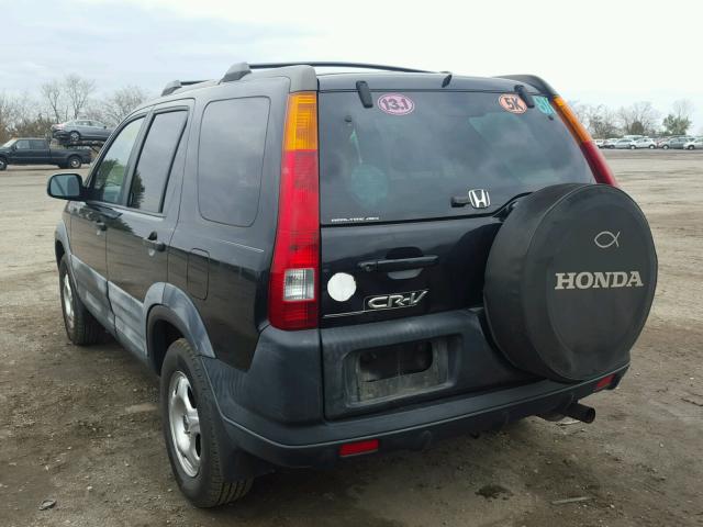 SHSRD78853U112399 - 2003 HONDA CR-V EX BLACK photo 3