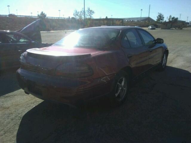 1G2WP52K43F162897 - 2003 PONTIAC GRAND PRIX MAROON photo 4