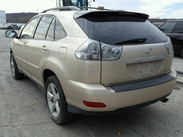 JTJGA31U140027600 - 2004 LEXUS RX 330 BEIGE photo 3