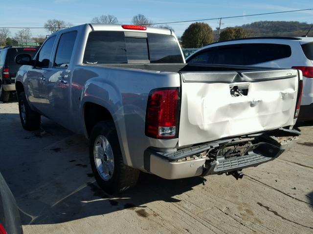 2GTEK638671726044 - 2007 GMC NEW SIERRA SILVER photo 3