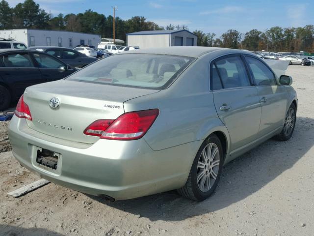 4T1BK36B57U228524 - 2007 TOYOTA AVALON XL GREEN photo 4