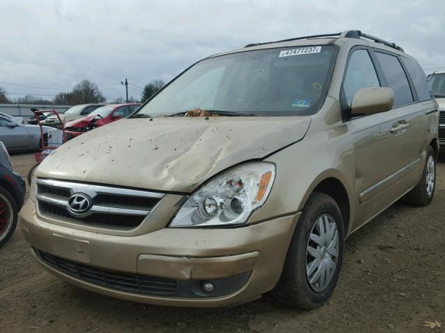 KNDMC233076029600 - 2007 HYUNDAI ENTOURAGE GOLD photo 2