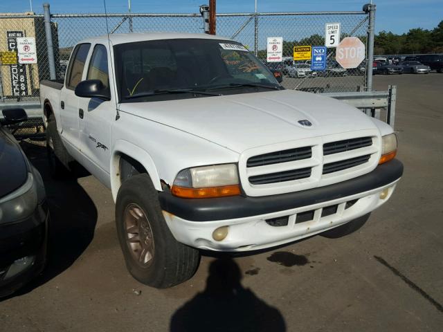 1B7GG2AN81S136415 - 2001 DODGE DAKOTA QUA WHITE photo 1