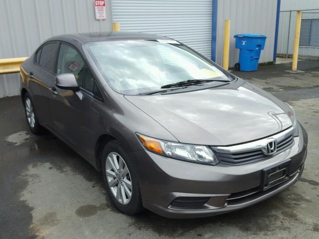 19XFB2F81CE301420 - 2012 HONDA CIVIC EX GRAY photo 1