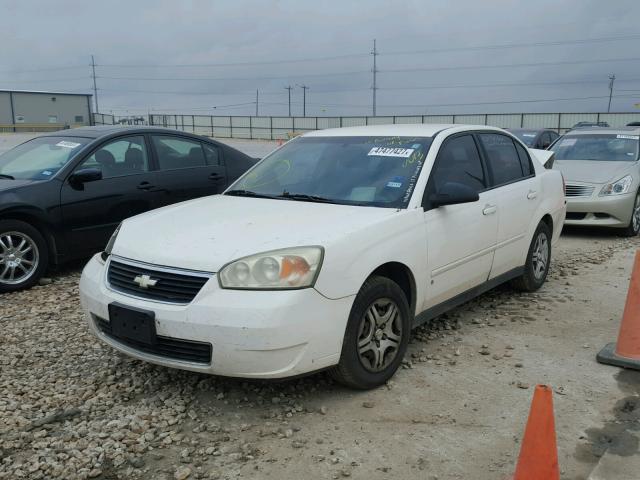 1G1ZS51F76F100533 - 2006 CHEVROLET MALIBU LS WHITE photo 2