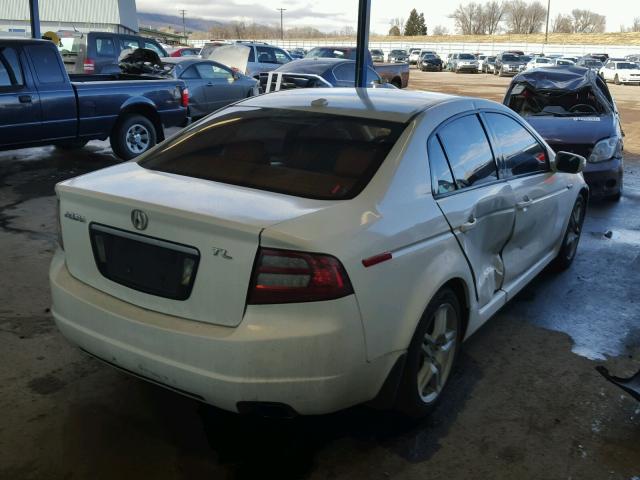 19UUA66278A030758 - 2008 ACURA TL WHITE photo 4