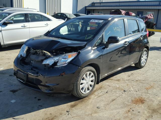 3N1CE2CP7EL401724 - 2014 NISSAN VERSA NOTE BLACK photo 2