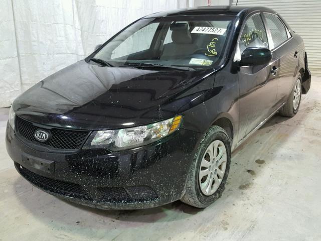 KNAFT4A21A5115779 - 2010 KIA FORTE LX BLACK photo 2