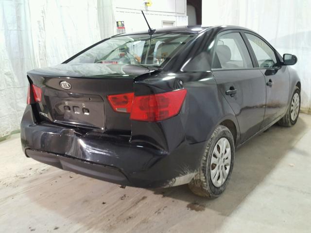 KNAFT4A21A5115779 - 2010 KIA FORTE LX BLACK photo 4