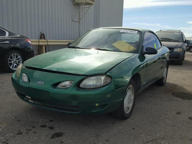 3FAFP11362R156394 - 2002 FORD ESCORT ZX2 GREEN photo 2