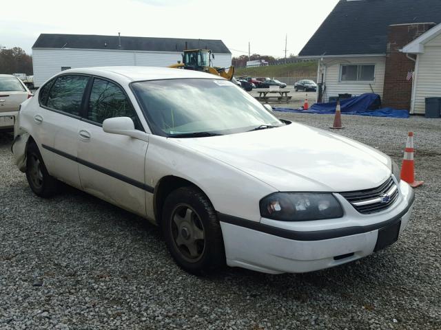 2G1WF52E649191829 - 2004 CHEVROLET IMPALA WHITE photo 1