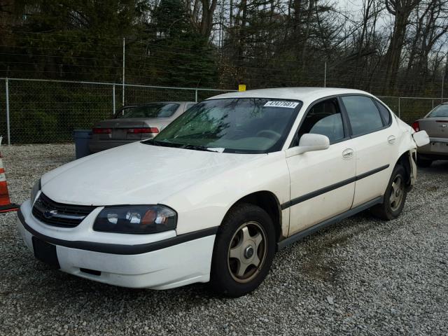 2G1WF52E649191829 - 2004 CHEVROLET IMPALA WHITE photo 2