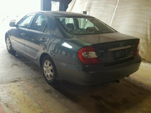 4T1BE32K62U510712 - 2002 TOYOTA CAMRY LE 绿色 照片 3