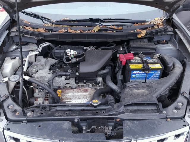 JN8AS5MT1BW167715 - 2011 NISSAN ROGUE S CHARCOAL photo 7