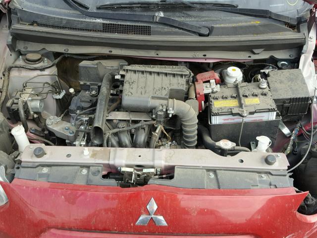 ML32A3HJ5FH033061 - 2015 MITSUBISHI MIRAGE DE RED photo 7