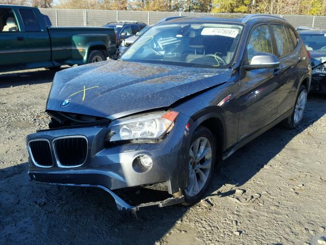 WBAVL1C57EVY15314 - 2014 BMW X1 XDRIVE2 GRAY photo 2