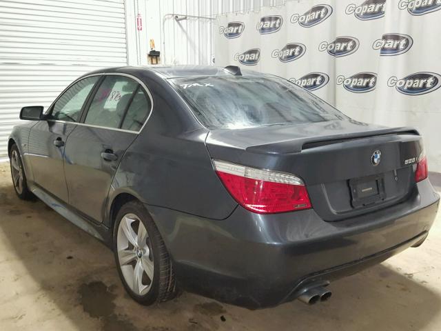 WBANU53518CT00278 - 2008 BMW 528 I CHARCOAL photo 3