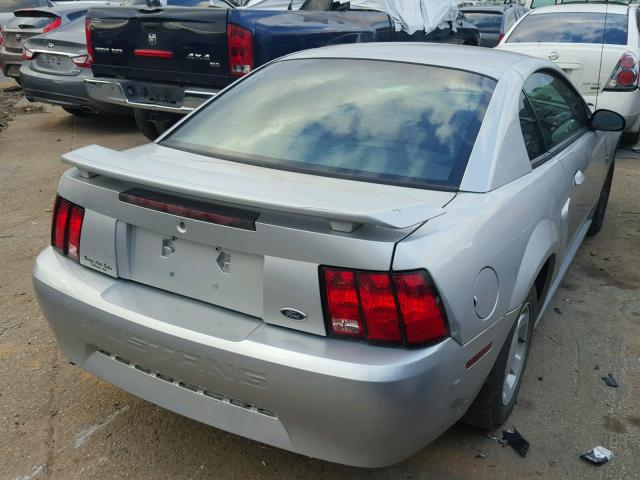 1FAFP40421F153404 - 2001 FORD MUSTANG SILVER photo 4