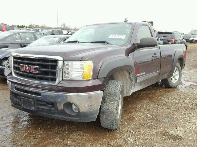 1GTEK24019Z120288 - 2009 GMC SIERRA K15 PURPLE photo 2