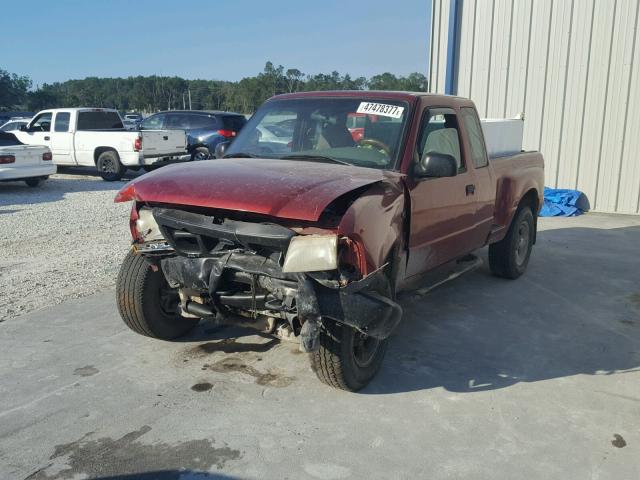 1FTZR15XXYPA43319 - 2000 FORD RANGER SUP RED photo 2