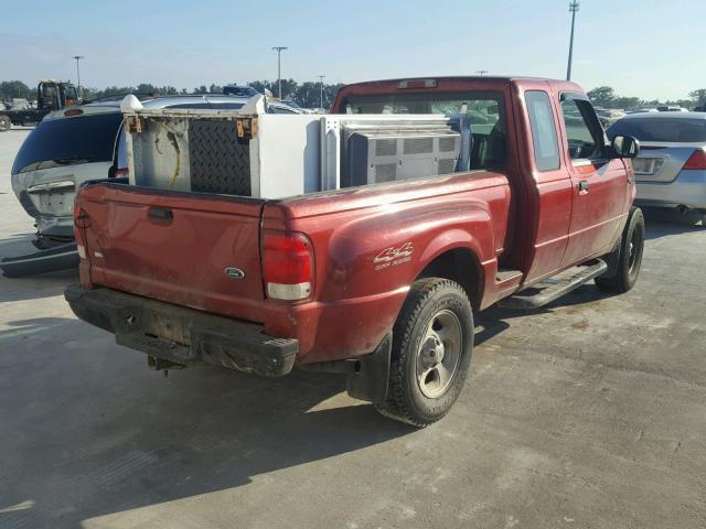 1FTZR15XXYPA43319 - 2000 FORD RANGER SUP RED photo 4