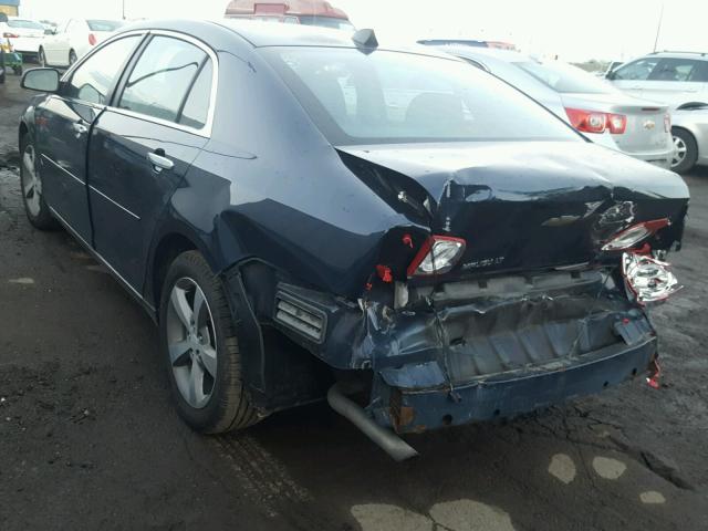 1G1ZC5E00CF243323 - 2012 CHEVROLET MALIBU 1LT BLUE photo 3