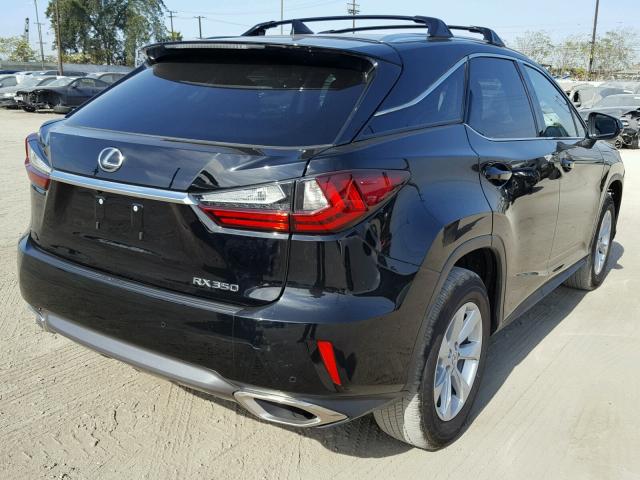 2T2ZZMCA1GC007754 - 2016 LEXUS RX BLACK photo 4