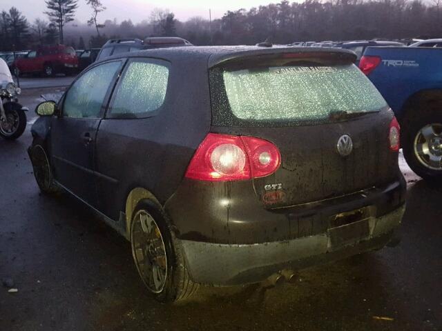 WVWFV71K18W104381 - 2008 VOLKSWAGEN GTI BLACK photo 3