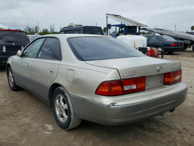 JT8BF28G9X0233680 - 1999 LEXUS ES 300 TAN photo 3