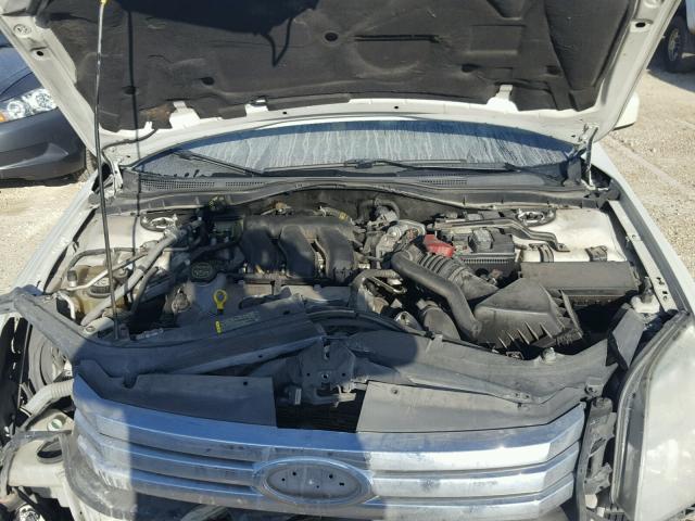 3FAHP08178R101839 - 2008 FORD FUSION SEL WHITE photo 7