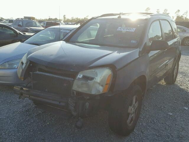 2CNDL63FX56140515 - 2005 CHEVROLET EQUINOX LT BLACK photo 2