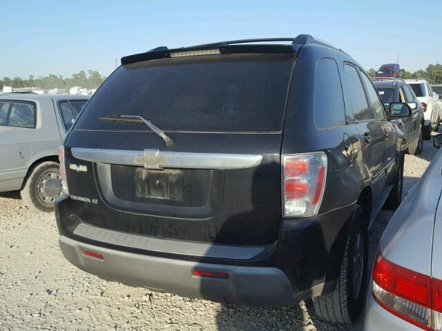 2CNDL63FX56140515 - 2005 CHEVROLET EQUINOX LT BLACK photo 4